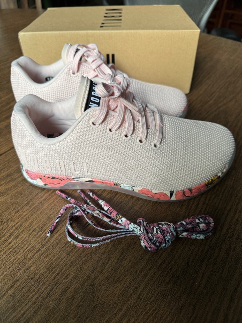 NOBULL Outwork Training Shoe in Rose Butterfly - Picture 4 of 7